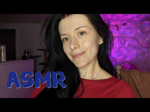 ASMR 💜 - giving myself a face/head massage