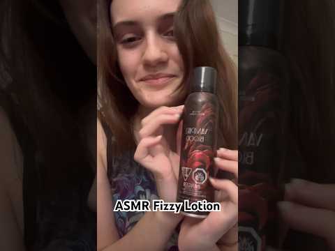 ASMR Fizzy Lotion #asmr #fizzy #crackle