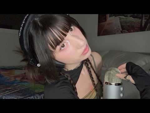 ASMR ᛝ intense & brain melting scratching triggers that get softer for sleep + rambles