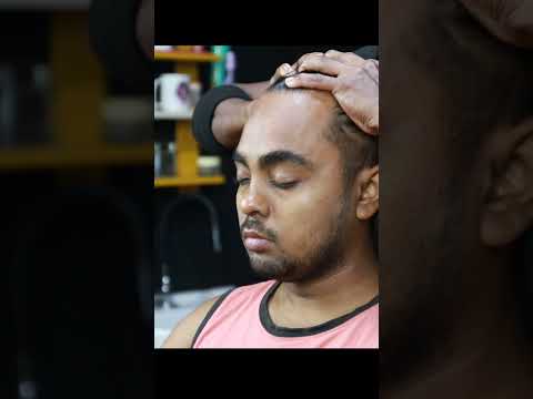 Deep Forehead Massage ASMR | Strong Wrist Barber Head Massage #shorts #foreheadmassage