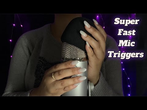 ASMR | SUPER Fast and Aggressive Mic Pumping, Swirling, Gripping, Scratching and more
