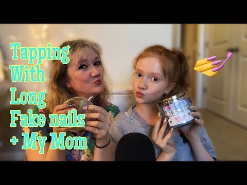 ASMR~ Basic Tapping With Long Acrylic Nails