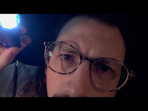 ASMR Sloppy & Chaotic Cranial Nerve Exam Roleplay (2 Minute Version)