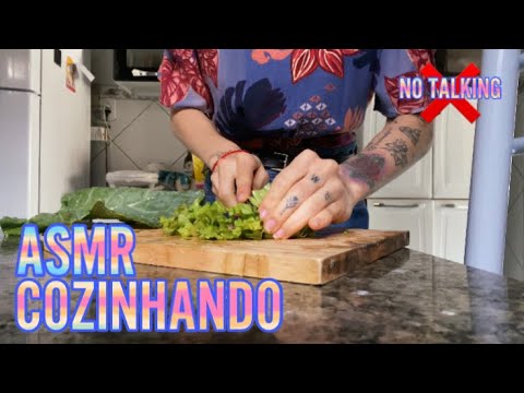 ASMR COZINHANDO 🍳  Compilado do último vlog 🤍 No talking