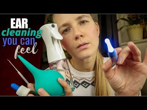 ASMR Cleaning Your Ears & You Can Actually Feel It