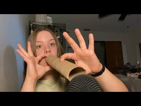 ASMR 1 Minute Mouth Sounds with THE TUBE