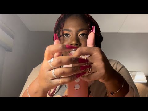 Asmr | Nail sounds and tapping 💅🏾