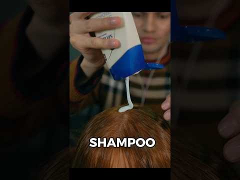 El 80% SE DUERME POR ESTE VÍDEO #asmr ATENCION PERSONAL SPA DE CABELLO #shorts #asmrsounds