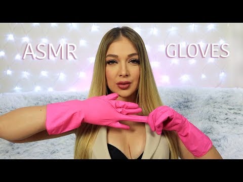 [ASMR] RUBBER GLOVES with Crinkly Sounds, Hand Movements and Finger Fluttering