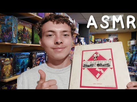 ASMR FR: Roleplay🎲Vendeur de jeux de sociétés anciens🎲
