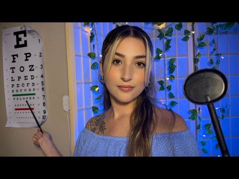 ASMR 👁️ EXAMEN DE LA VISTA  Completo | Roleplay Médico para Dormir y Relajarte