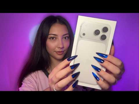 ASMR iPhone 17 Pro Max Unboxing 📱(Whispered)