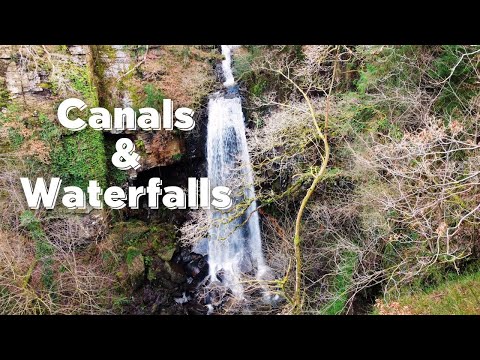 ASMR Early Spring Walk to Neath Canal and waterfalls