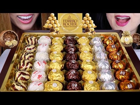 ASMR EATING FERRERO ROCHER GRAND ASSORTMENT *new flavors* 먹방