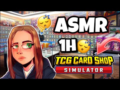 ASMR Français • J'OUVRE MON SUPERMARCHÉ (TCG Card Shop Simulator) 💤😴 (1h Chuchotements relaxant ✨)
