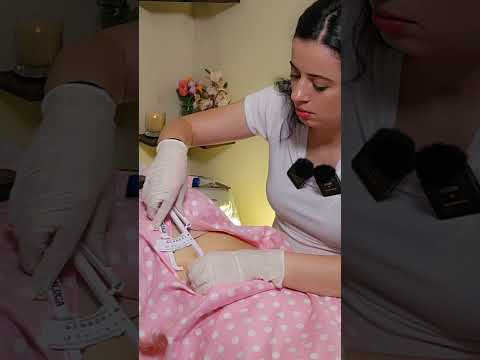 ASMR Abdomen Exam & Measuring