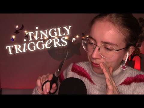 [ASMR] Twelve Tingly Triggers for Deep Sleep 💕 (ear-to-ear whispering, tapping, ...)
