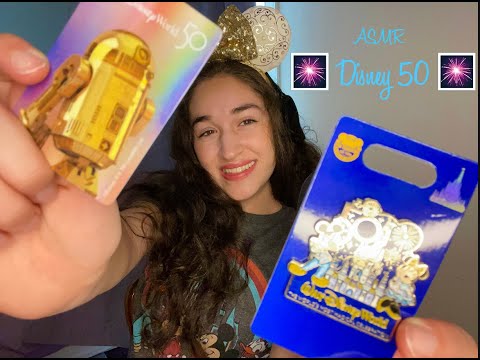 🎆 🐭 Disney 50 ASMR Whispered Ramble 🐭 🎆 (Scratch Tapping/Tapping)