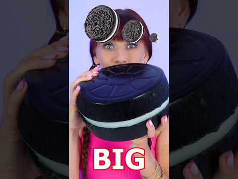 ASMR Oreo Big, Medium, Small #shorts