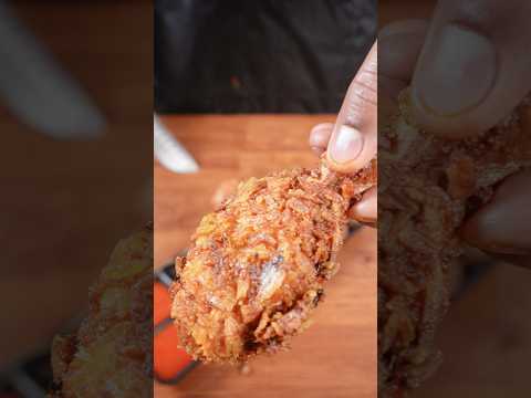🔥 ASMR Lays Chicken | Extra Crispy Potato Crust | Satisfying Crunch Sounds  #shorts #asmr