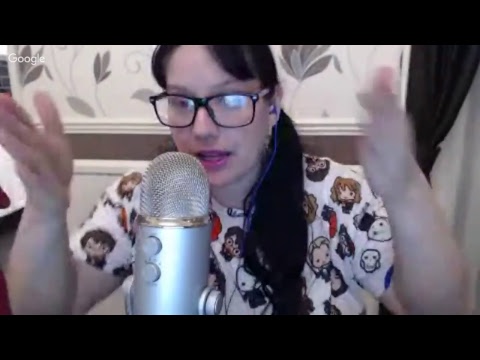 #ASMR Harry Potter Themed Livestream   & special guest - youtuber SPAMMY