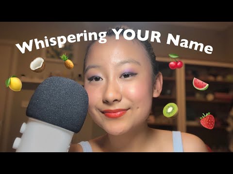 [ASMR] Whispering My Subscribers Names