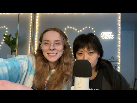 Live ASMR | fast & aggressive triggers w/rambles (ft. My GF ❤️🌈)