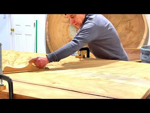 🌳Woodcraft ASMR | Relaxing Sanding Sounds | Parota Wood from Costa Rica (No Talking)