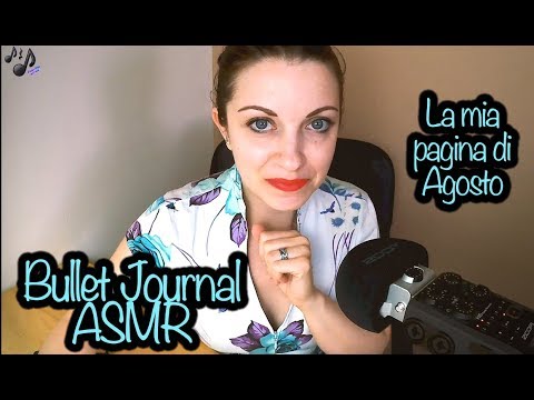 BULLET JOURNAL ASMR ITA AGOSTO: la mia pagina