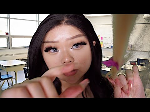 ASMR Girl In The Back Of The Class Gets Bugs Out Of Your Hair (Personal Attention, Layered Sounds)