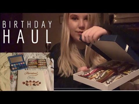 ASMR What I Got For My Birthday Haul