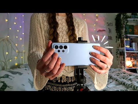 ASMR | Touching Your Face | Relaxing Lofi Phone & Camera Tapping