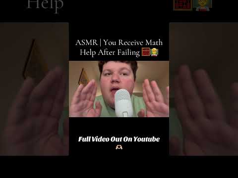 ASMR | You Need Math Help After Failing