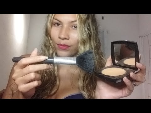 ASMR - RELAXE ENQUANTO EU FAÇO SUA MAQUIAGEM