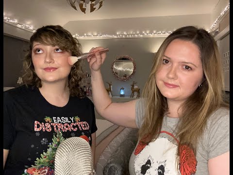 ASMR Doing My Sisters Makeup