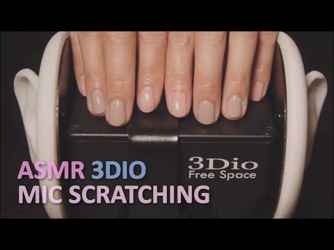 ASMR. 1 Hour▶Scratching Metal Parts of 3Dio Mic◀ 조용히 마이크 긁기 1시간▷No talking◁