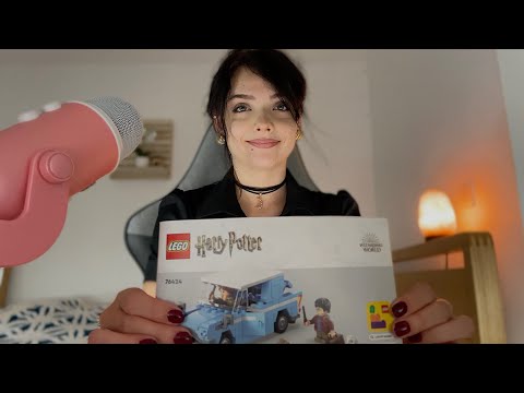 ASMR Building Harry Potter Lego set!