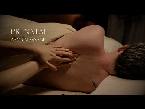 ASMR | Sidelying Massage for Mom Pregnant with Twins [No Talking]