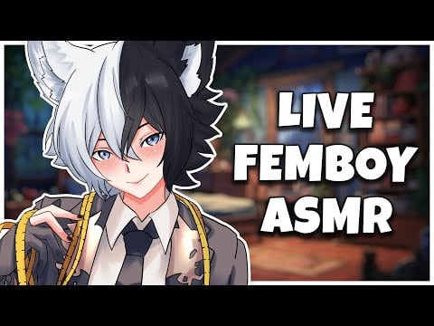 🤍 Live 3DIO ASMR | Femboy Cozy Tingles To Help You Sleep 💤🤍