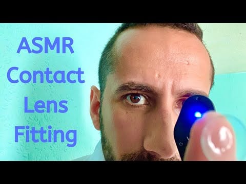 ASMR Putting a Contact Lens in Your Eye (role play)