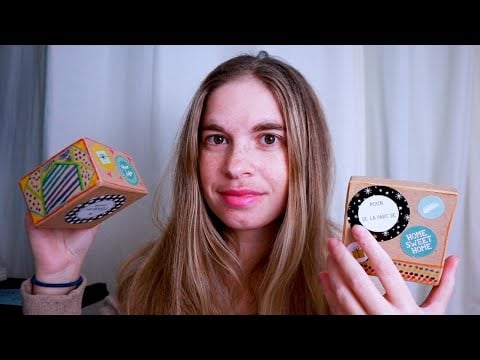 Comment décorer une boite à offrir  - loisirs créatif, feutres, stickers - ASMR