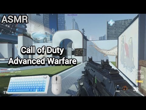[ASMR COD Advanced Warfare] Start of a New Series ♡ keyboard & mouth sounds