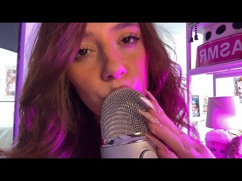 ASMR Mic Kissing  with tape  (So Satisfying)