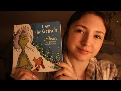 ASMR reading you a bedtime story on Christmas Eve! | I am the grinch