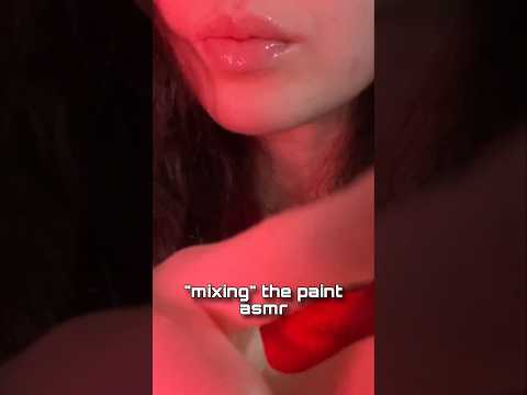 “mixing” the paint asmr #asmr #shorts #satisfying
