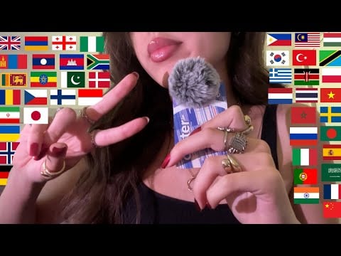 ASMR fall asleep in different languages 🌍 