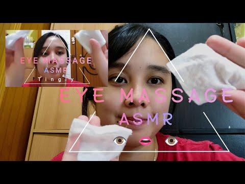 ASMR Recreating My First Eye Massage Roleplay video👀 - Eye Massage Sensation for your Tired Eyes 👁👄👁