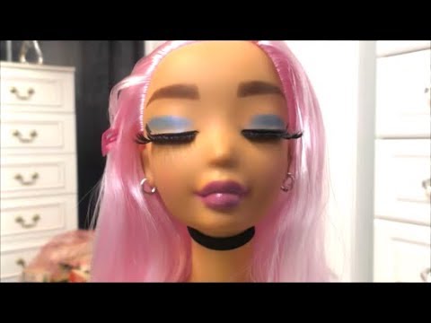 #ASMR Doll Head Pamper - Make Up / Hair  - So Relaxing & Tingly!