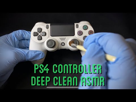 ASMR Deep Cleaning Old PlayStation 4 Controller (NO TALKING)