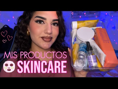 ASMR Te Enseño mis productos de SKINCARE💞